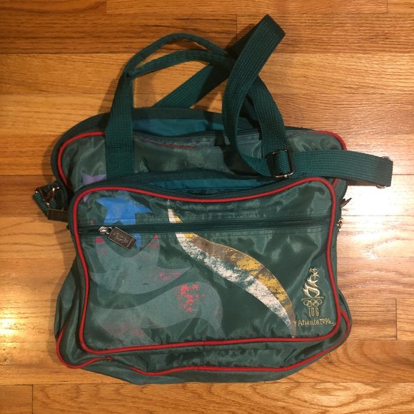 Olympic Games Collection by Copywrite Green Atlanta 1996 Olympic Games Tote Bag - Picture 1 of 15